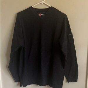 Chaps Men's Dark V-Neck Sweater